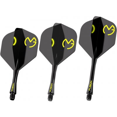 Winmau Fusion MvG Pac Man, No2 letky a krátké násadky – Sleviste.cz