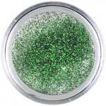 IngiNails Bílý akrylový prášek se zelenými glitry Green Shimmer 7 g – Sleviste.cz