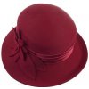 Klobouk Dámský plstěný klobouk červená Q1140 50122/03DD