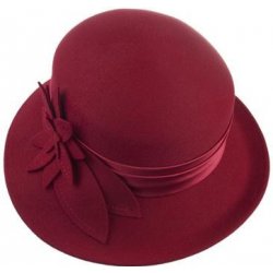 Dámský plstěný klobouk červená Q1140 50122/03DD