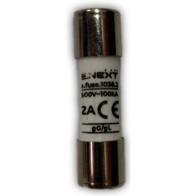 NEXT válcová pojistka 10x38 2A gG – Sleviste.cz