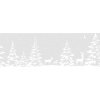 Vánoční dekorace Vánoční statická bordura na sklo W1 20 x 150 cm Dekorativní statické bordury Srnky v lese d-c-fix