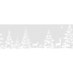 Vánoční statická bordura na sklo W1 20 x 150 cm Dekorativní statické bordury Srnky v lese d-c-fix – Sleviste.cz