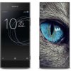 Pouzdro a kryt na mobilní telefon Sony Pouzdro mmCase gelové Sony Xperia XA1 Plus - modré kočičí oko