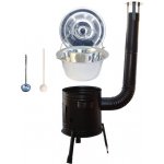 Green Home kotlík na guláš nerez 20 l 0,8 mm, Green Home kovová kotlina 39 cm, KESSEL poklice nerez 46 cm, Green Home naběračka nerez INOX, vařečka 50 cm CLASSIC (KOV) – Sleviste.cz