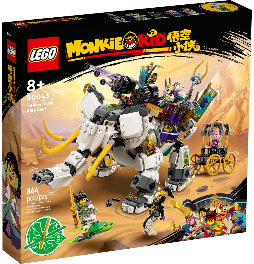 LEGO® Monkie Kid™ 80043 Yellow Tusk Elephant