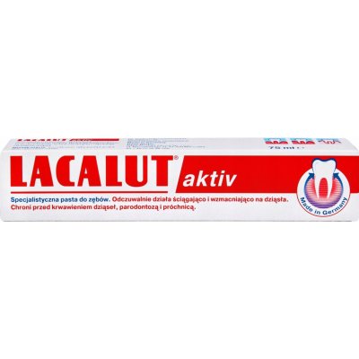 Lacalut Aktiv chrání před krvácením dásní a parodontózou 75 ml – Zbozi.Blesk.cz