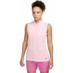Nike Dri Fit Victory Womens Sleeveless Golf Polo Medium Soft Pink Black – Sleviste.cz