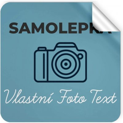 Sablio Sada samolepek s vlastním potiskem - 15x15 cm - 10 ks – Sleviste.cz