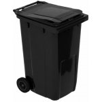 OPTIMA Plastová popelnice 240 l černá – Zboží Dáma