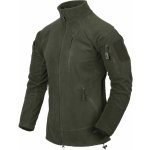 Mikina Helikon-Tex fleecová Alpha tactical Grid Fleece Olive green – Zboží Mobilmania