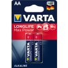 Baterie primární Varta Longlife Max Power AA 2ks 4706101412