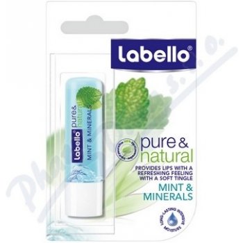 LABELLO Natural Mint & Mineral tyčinka na rty 4,8 g