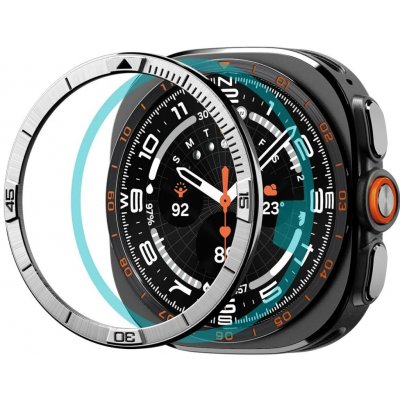 Spigen Bezel Tune (Pilot), stříbrný - Samsung Galaxy Watch Ultra 2 47mm ACS11616 – Zboží Mobilmania