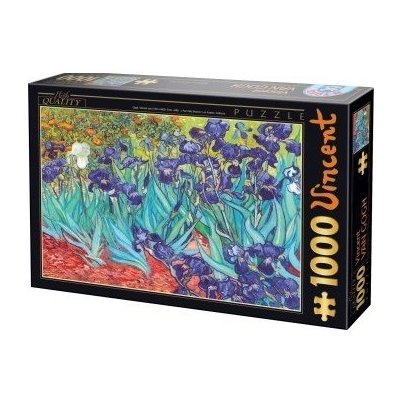 D-Toys Vincent van Gogh: Kosatce 1000 dílků – Zboží Mobilmania