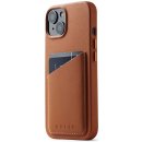 Pouzdro Mujjo Full Leather Wallet Case iPhone 14 Plus- Tan
