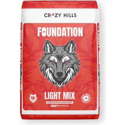 Crazy Hills Foundation Light Mix pěstební substrát 50 l – Zboží Mobilmania