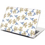 Sablio Samolepka na notebook Žluté kvítí - 29x20 cm – Zboží Živě