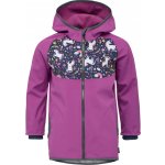 Unuo dětská softshellová bunda Basic bez zateplení fialová – Zboží Mobilmania
