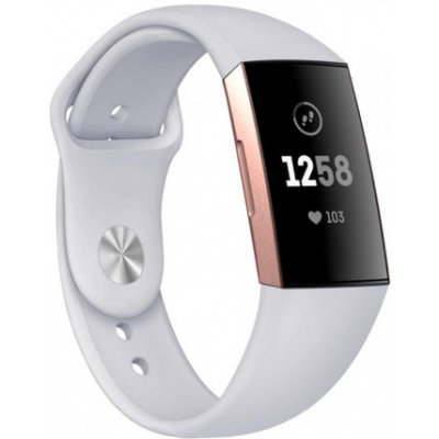 BStrap Silicone Small řemínek na Fitbit Charge 3 / 4, gray SFI007C03 – Zbozi.Blesk.cz