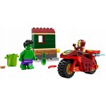 LEGO® Marvel 76287 Iron Man s motorkou a Hulk – Zboží Živě