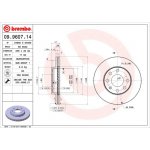 BREMBO brzdový kotouč 09.9607.14 – Hledejceny.cz