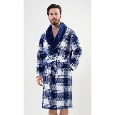 Filip pánský župan se šálovým límcem tmavě modrá – Zboží Dáma