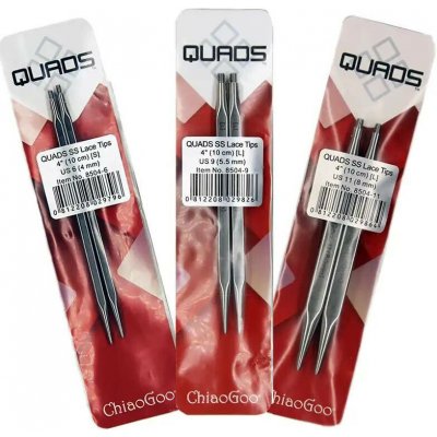 ChiaoGoo Jehlice Quads S 10Cm 3,25mm – Sleviste.cz