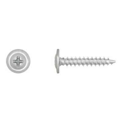 RAWLPLUG Vrut do dřeva, plastu a kovu WF, talířová hlava - zinek bílý Varianta: 4,2 x 13 mm – Zbozi.Blesk.cz