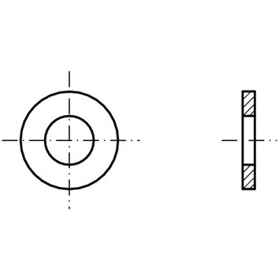 PROFISTYL DIN 1440 podložka kruhová pro čepy pozink Varianta: DIN 1440 podložka kruhová pro čepy ZB 6 – Zboží Mobilmania