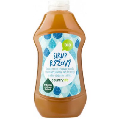 Country Life Sirup rýžový BIO 900 ml – Zboží Mobilmania