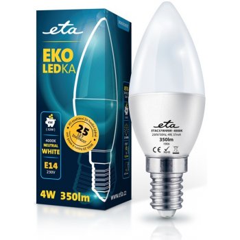 Eta EKO LEDka svíčka 4W, E14, neutrální bílá