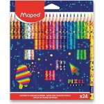 Maped Pastelky Pixel Party 862206 24 ks – Zboží Živě