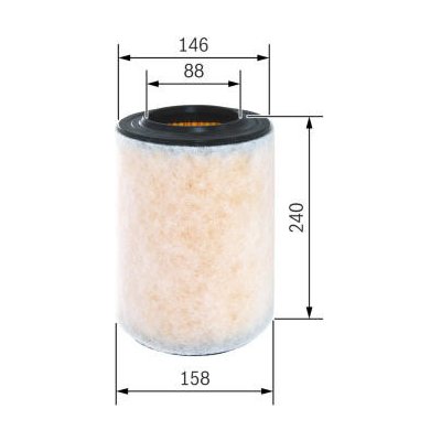Vzduchový filtr BOSCH F 026 400 298 – Hledejceny.cz