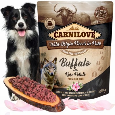 Carnilove Paté Buffalo with Rose Petals 300 g – Zboží Mobilmania