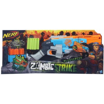 Nerf ZOMBIE Pistole střílí 3 šipky najednou Sledgefire