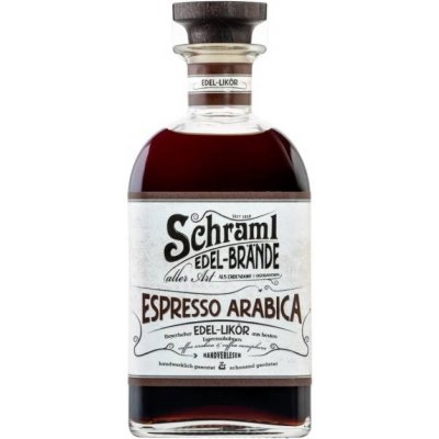 Schraml Edel brände Espresso Arabica 25% 0,5 l (holá láhev) – Zboží Mobilmania