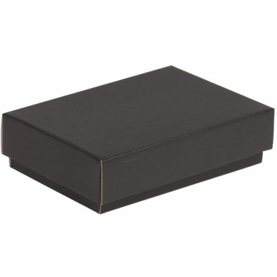 Dárková krabička s víkem 200x125x50 mm, černá – Zboží Mobilmania
