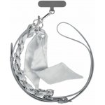 UNIQ COEHL Caryne 2v1 univerzální šňůrka na krk a poutko na ruku na mobilní telefon, Cloud grey – Zboží Mobilmania