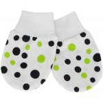 ESITO Rukavice bavlna potisk jemný puntík puntík jemný růžový – Zboží Mobilmania