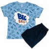 Dětské pyžamo a košilka Joyce chlapecké bavlněné pyžamo Big Bro modrá