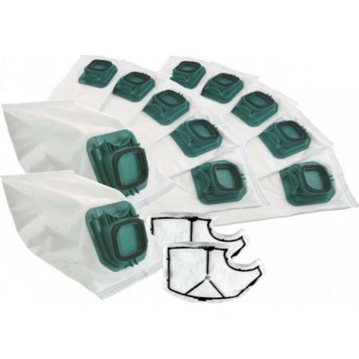 NipponCEC VOR140T12MF Vorwerk VK140, VK150 sáčky a filtry 2 + 12 ks – Sleviste.cz