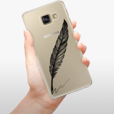 Pouzdro iSaprio Writing By Feather Samsung Galaxy A3 2016 černé