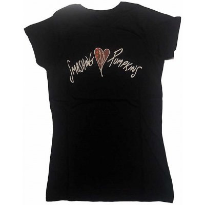 Smashing Pumpkins Gish Heart Ladies Black