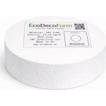 1Mcz kulatý korpus maketa na dort z polystyrenu 15x5cm bílá 1ks 45876 – Hledejceny.cz