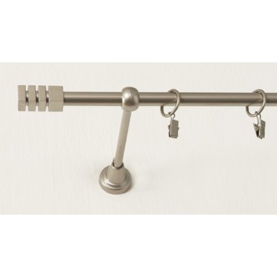 Garol Garnýž kovová stříbrná Kvadrát new attractive jednořadá 250 cm – Zbozi.Blesk.cz