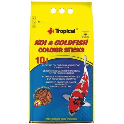 Tropical Pond Koi-goldfish Colour sticks 21 l, 1,6 kg