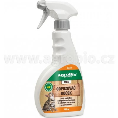 AgroBio Atak odpuzovač koček rozprašovač 500 ml – Sleviste.cz