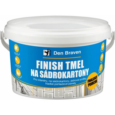 Den Braven Finish tmel na sádrokartony 14 kg bílý – Hledejceny.cz