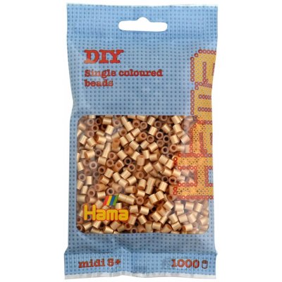 Hama Midi - korálky zlaté 1000 ks – Zboží Dáma